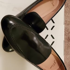 J. Crew Womens Black Loafers 7